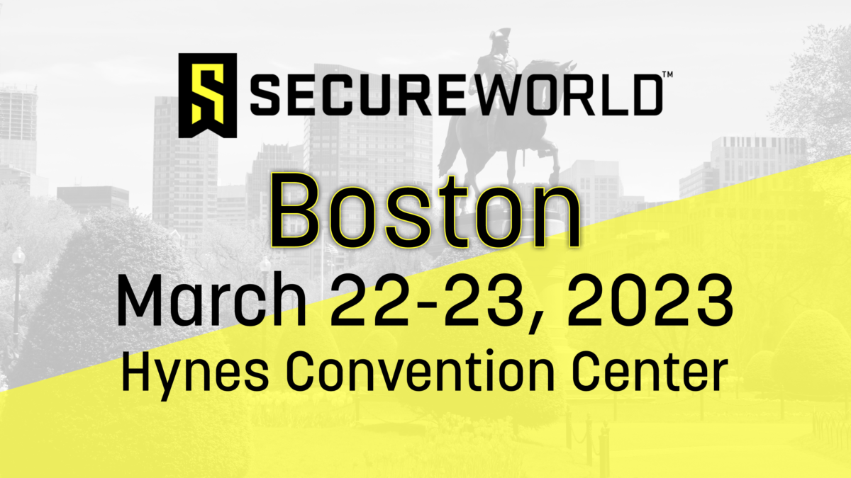 Boston, MA 2023 SecureWorld